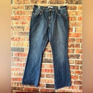 Levis Women Jeans Boot Cut 515 Dark Wash Size:14